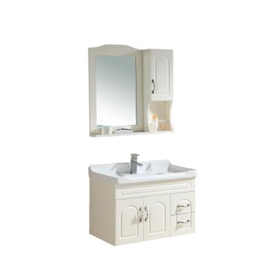 China European Environmentally Friendly Furniture Sanitary Wall Mounted Bathroom Wash Vanity Sink Style Hanging Cabinet for sale