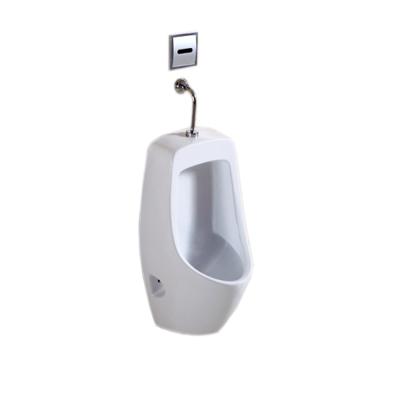 China WC Public Sanitary Wall Mounted Urinal Slots Ceramic Manual Flushing Waterless Urinal For Man for sale