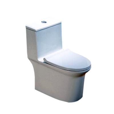 China One Piece Concealed White Glazed Ceramic Tank Save Water High Flush Toilet Bowl for sale