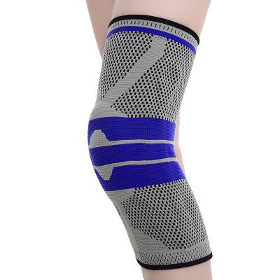 China Adult Winter Sports Knee Warmer Knitted Support Double Knee Warmer Basketball Running For Men And Women Knee Warmer for sale