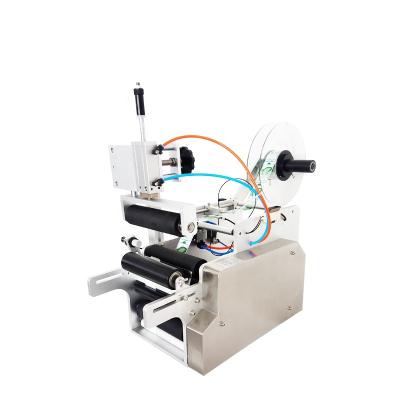 China New Type Manual Square Bottle Food Labeling Machine Semi-automatic Pneumatic Round Bottle Labeling Machine for sale