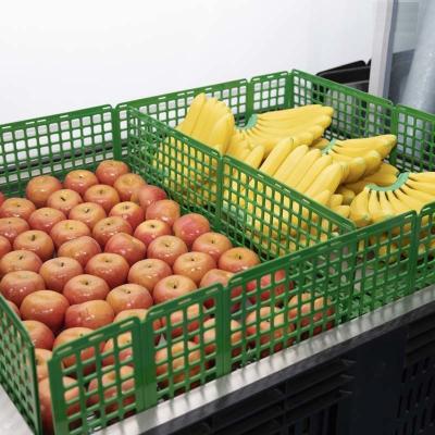 China Single Sided Customizable Vegetable And Fruit Display Stand Dividers Eco-Friendly Guardrails for sale