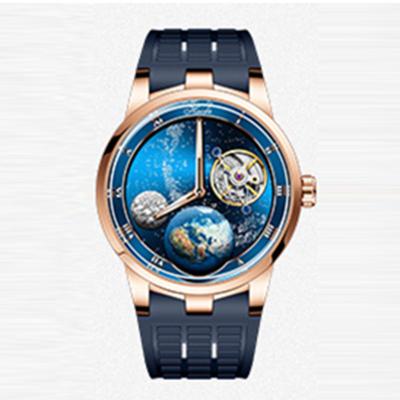 China Mechanical Chronograph Carousel Watch For Men Sapphire Karrusel Starry Power Reserve 80H Wristwatches Luxury Relogio Masculino for sale