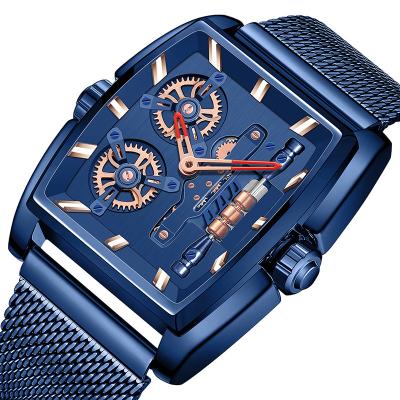 China Top Brand Quartz Watch Men's Luxury Mesh Steel Waterproof For Man Watch New Style Japanese Movement Water Resistant Fashion Men's Watches for sale