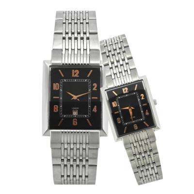 China Latest Day/Date Watch Case 3 Square Atmosphere Water Resistant Stainless Steel Watches Curren Watch Lover for sale