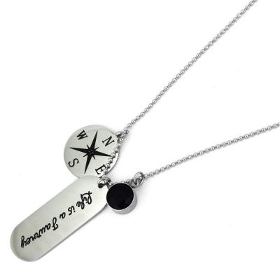 China BOHEMIA Fashion Accessories Stainless Steel Best Friend Jewelry Necklace For Women for sale