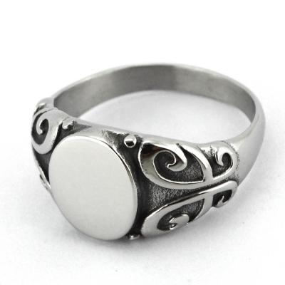 China BOHEMIA High Quality New Arrival Customized Stainless Steel Classic Mens Finger Jewelry Design Ring for sale