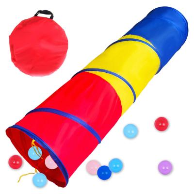 China Wholesale Sustainable Pop Up Play Tunnel Tent For Babies Toys For Kids Easy To Store for sale