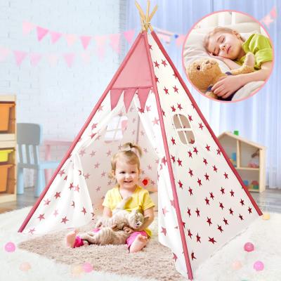 China Child Toy Playhouse Foldable Tent Boys Girl Toy Teepee Tent Popular Kids Sports for Indoor Outdoor Camping Room Furniture Tents for sale