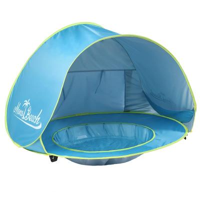 China Sports Toy Baby Beach Tent Pop Up Portable Shade Swimming Pool Sun Protection UV Shelter For Infant for sale