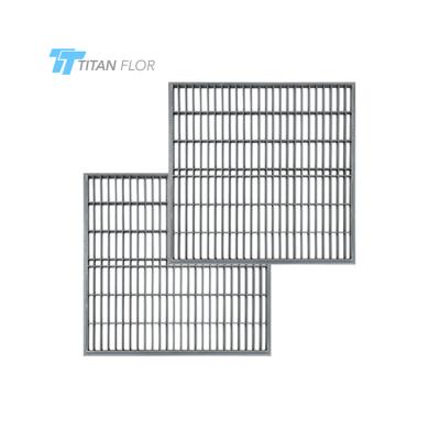 China 75% Rate Modern Data Center Antistatic Galvanized Ventilation Network Raised Floor for sale