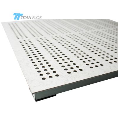 China Modern raised floor system perfprated floor ventilated by 20% floor air circulation for sale