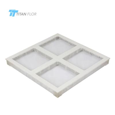 China Industrial Aluminum Visible Aluminum Solid Floor Glass Aluminum Flooring Ventilation for sale