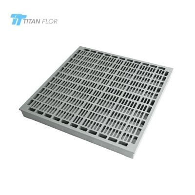 China Industrial Aluminum Air Grille With Damper Data Center Raised Floor System for sale