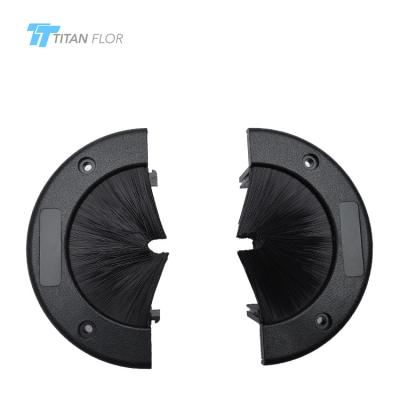 China Modern Customized Black Cable Grommet Split Flooring for sale