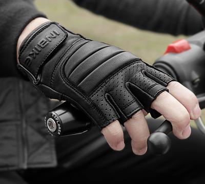 China Custom Five Finger Anti-Slip Windproof Waterproof Touch Screen Sports Leather Motorcycle Enthusiast Gloves For Men And Women for sale