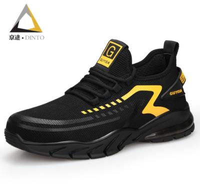 China Summer Men's Bottom Breathable Non-slip Steel Head Protection Outdoor Work Shoes Anti-Static for sale