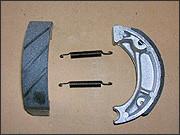 China Motorcycle brake shoes manufacturer and supplier in China FRONT and REAR AF34 for sale