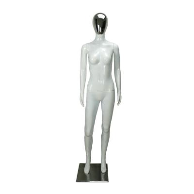 China Wholesale Plastic Posing Adult Female Mannequin Without Stand Face for sale