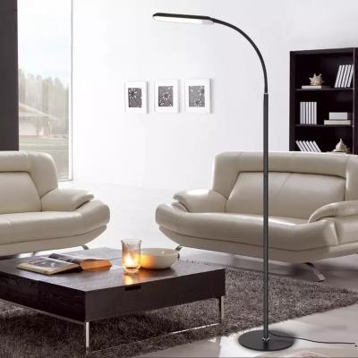 China 2021 Modern LED Floor Lamp with Adjustable 5 Levels Brightness 3 Color Temperatures LED Floor Light Dimming Reading Standing Lamp for sale