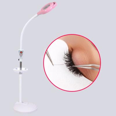 China Factory Price Modern Led Dimming Professional Dimming Magnifier Lighting Plastic Standing Magnifying Floor Lamp for sale