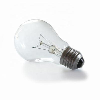 China Indoor Etching Lighting Light Bulb E27 B22 100W Filament Light E27 B22 100W Electric Dimming Frost Glass Bulb A55 Electric Incandescent Bulb for sale