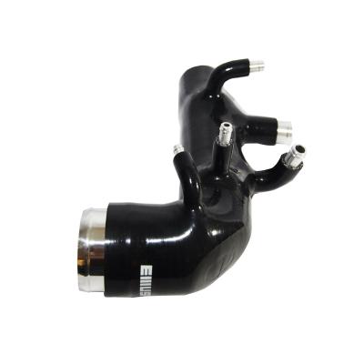 China FREE SHIPPING Silicone Hose USA Turbo Intake Pipe Silicone Hose BLACK For 02-07 Suba*u WRX/STi EJ20 EJ25 GD GG for sale