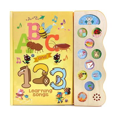 China Children Study Learn Chinese Bilingual Animal Bird Alphabet Toy Baby Kids ABC Audio Sound Studying Song Book for Kids for sale