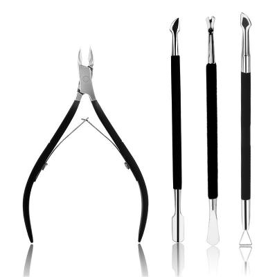 China Stainless Steel Professional Scissors Tool Kit Nail Clippers Rubber Handle Nail Clippers for sale