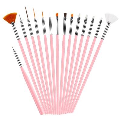 China Newest NAIL Multi Functional PBT Pen Smudge Gradient Nail Brush Painted Exquisite Acrylic Drawing Set For Nail Art Gel Painting for sale