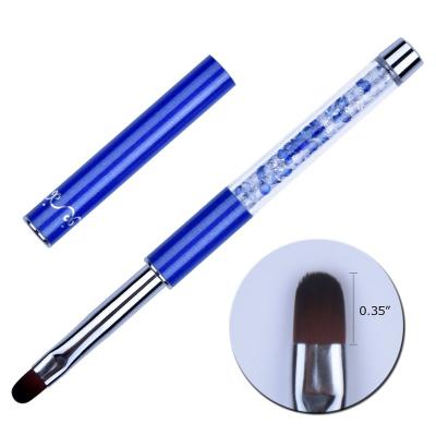 China Acrylic Paint Art Manicure Brushes Pen Kolinsky Nail Polish Sand Brush Nail Art Pinceles Tools Supplier for sale