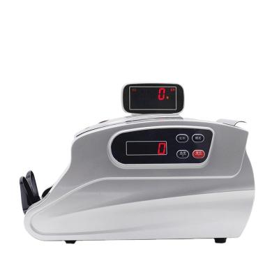 China Electronic High Quality Silver Electronic ABS Plastic Bill Money Counter Machine for sale