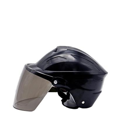 China Low Price Black ABS Plastic Electric Vehicle Electric Bicycle Protective Helmet for sale