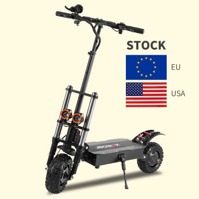 China Hot Sale 60V 38Ah Motor 5600W Watt Eletrica Scooter 85km/h Unisex Fat Foldable Dual Tire Off Electric Scooter 72V 5000watt for sale