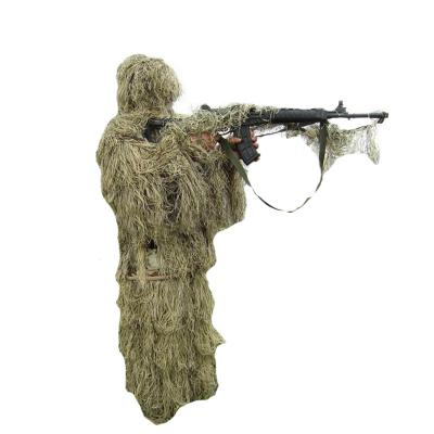 China Breathable Desert Hunting Clothing Camouflage Sniper Ghillie Suit for sale