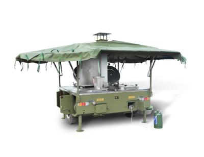 China Camper Cooking Food Supply Military Mobile Kitchen Trailer For Cooking 150 People Meals Army Mobile Kitchen for sale