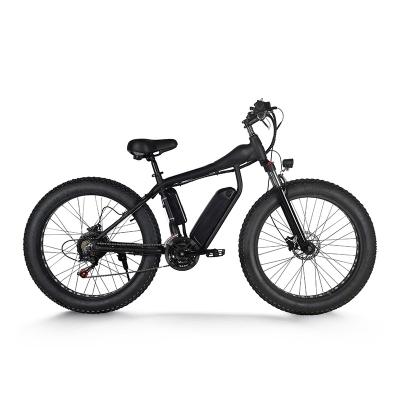 China 26 Inch Hidden Battery Fat Tire Electric Bicycle Electric Mountainbike Aluminum Alloy for sale