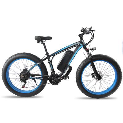 China Aluminum Steel Frame Alloy 48v 27speed 26 Inch Mountain Cycling Electric Mountain Bike for sale