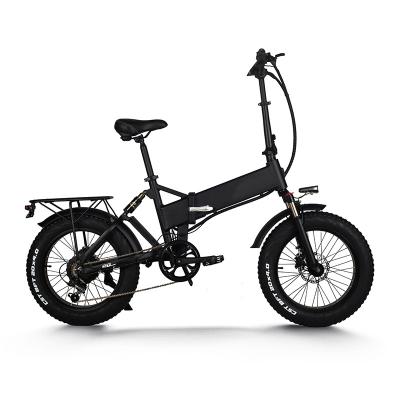 China Aluminum Alloy 20 Inch Electric Mountain Bike 750w 48v 10.5ah Folding Fat Tire Off Road Dirt Electric Bike for sale