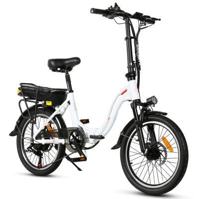 China Free-shipping Aluminum alloy 36v 350w 20 inch full suspension Eu warehouse Samebike folding fat tire electric bike for sale