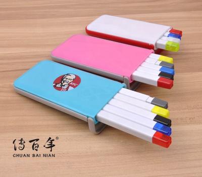 China Promotional Pen 5 in 1 Multifunctional Pen Set with Pencil and Highlighter for Student for sale