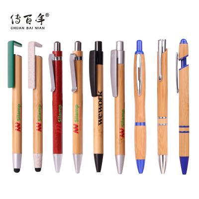 China 2021 Promotional Pen Eco Friendly Bamboo Ball Popular Personalized Wooden Pen With Custom Logo for sale