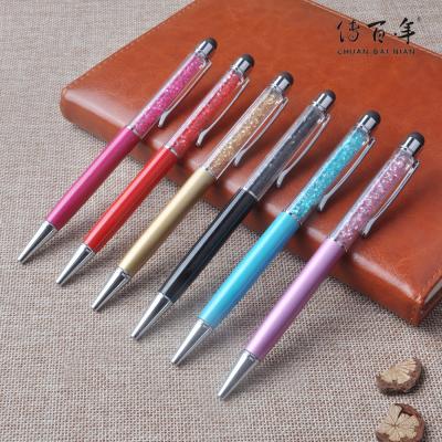 China Promotional Crystal Diamond Stylus Pen With Custom Multicolor Logo Metal Pen China Manufacturer Promotional Gift for sale