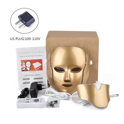 China Dye Removal Gift Box Packing Female Light Led Facial Mask Red Light Device Photon Light Therapy Led Mask for sale