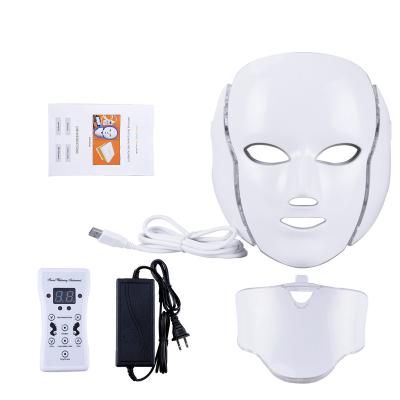 China Pigment Removal Fast Delivery Facial Home Use 7 Colors LED Light Therapy Anti Aging Mask For Skin Repair for sale