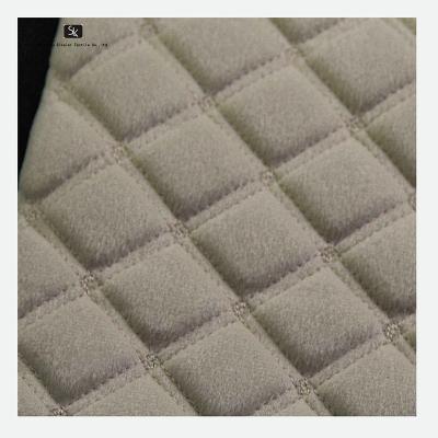 China 2021 Hot Sale Waterproof Embroidery Velvet Automotive Upholstery Fabric With Foam For Car Seat/Bus Seat Furniture for sale