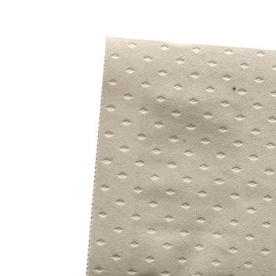 China Waterproof Multi-pattern 100% Polyester Velvet Deep Embossed Fabric With Foam For Car Seat / Bus Seat Sofa Fabric for sale