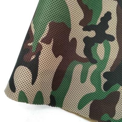 China Waterproof Latest Pattern 100% Polyester Printing Air Mesh Fabric For Car Seat / Bus Seat for sale