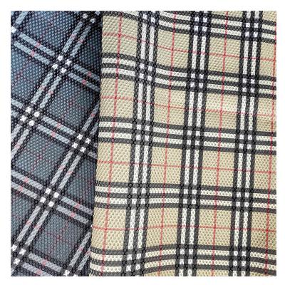 China Waterproof Hot Selling Pattern 100% Polyester Printing Air Mesh Fabric For Car Seat / Bus Seat for sale