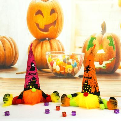 China 2022 Classic Halloween Party Props Decorative Faceless Doll LED Donut Glowing Ghost Gift for sale